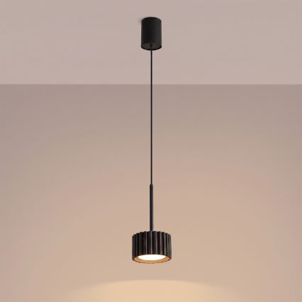 Luster na lanku AURA 1xGX53/10W/230V čierna