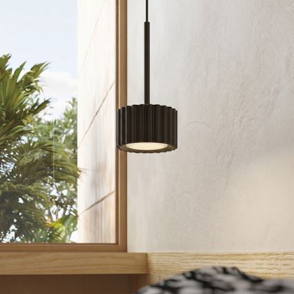 Luster na lanku AURA 1xGX53/10W/230V čierna