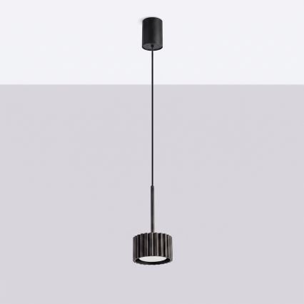 Luster na lanku AURA 1xGX53/10W/230V čierna