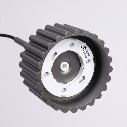 Luster na lanku AURA 1xGX53/10W/230V čierna