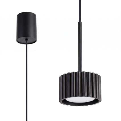 Luster na lanku AURA 1xGX53/10W/230V čierna
