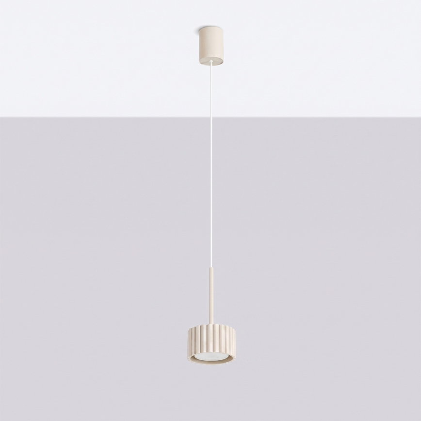 Luster na lanku AURA 1xGX53/10W/230V krémový