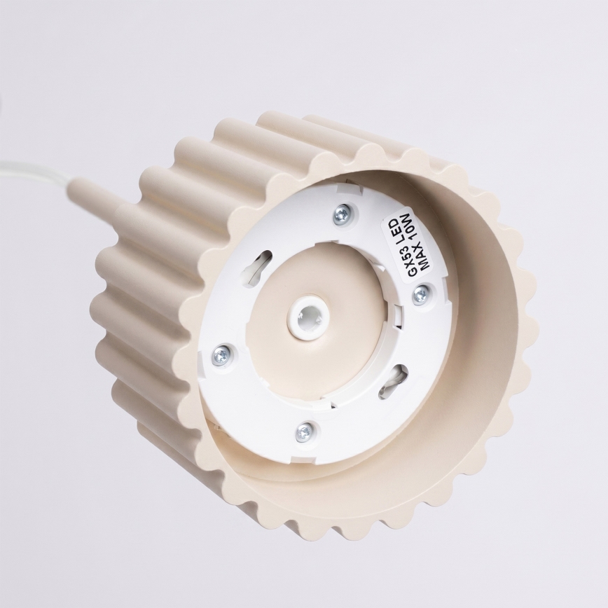 Luster na lanku AURA 1xGX53/10W/230V krémový