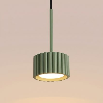 Závesný luster AURA na lanku 1xGX53/10W/230V zelený