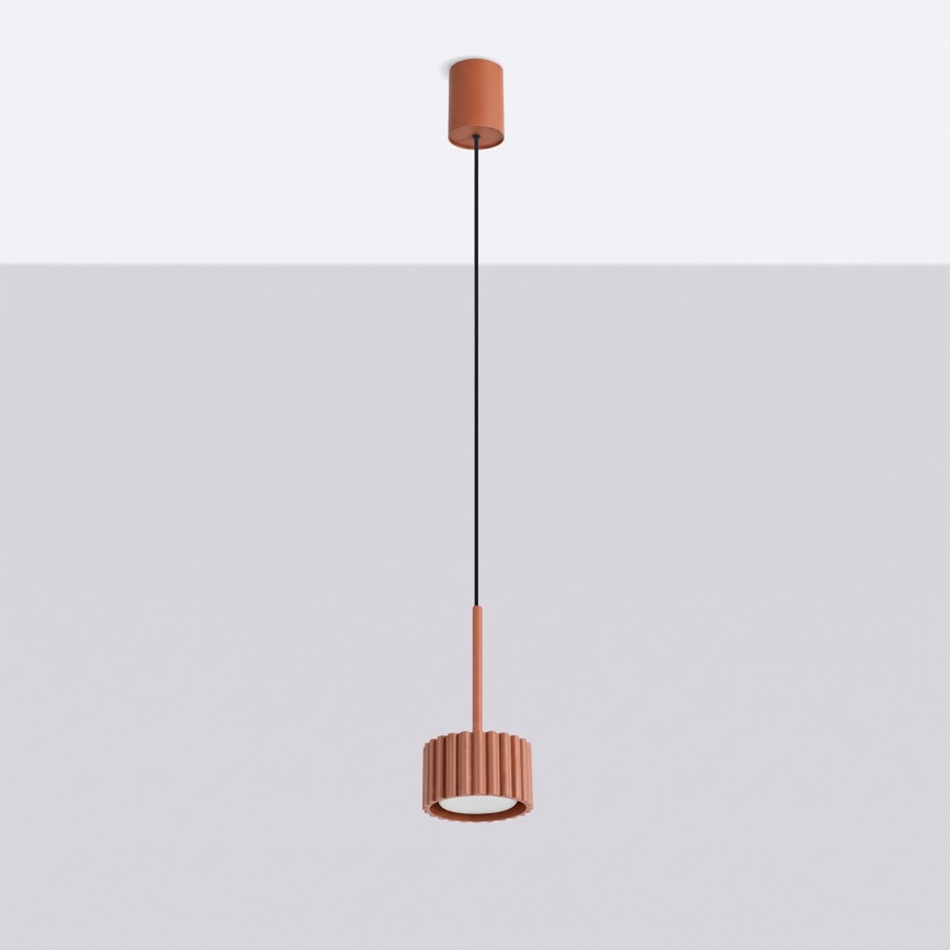 Luster na lanku AURA 1xGX53/10W/230V červený