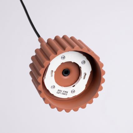 Luster na lanku AURA 1xGX53/10W/230V červený