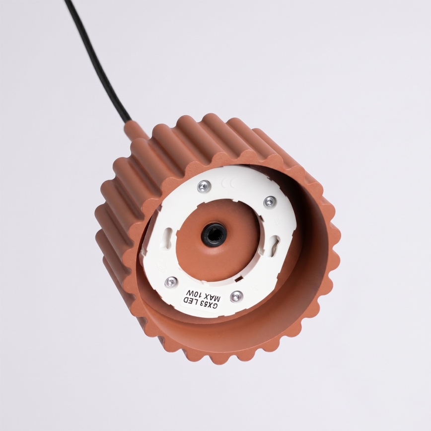 Luster na lanku AURA 1xGX53/10W/230V červený