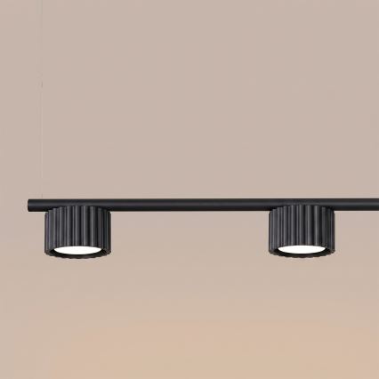 Luster na lanku AURA 4xGX53/10W/230V čierny