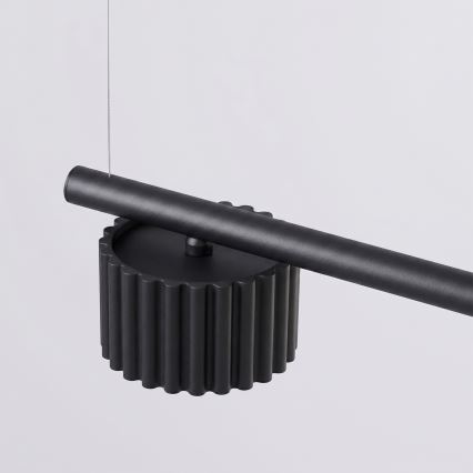 Luster na lanku AURA 4xGX53/10W/230V čierny