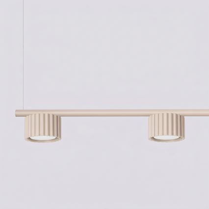 Závesný luster AURA na lanku 4xGX53/10W/230V krémový