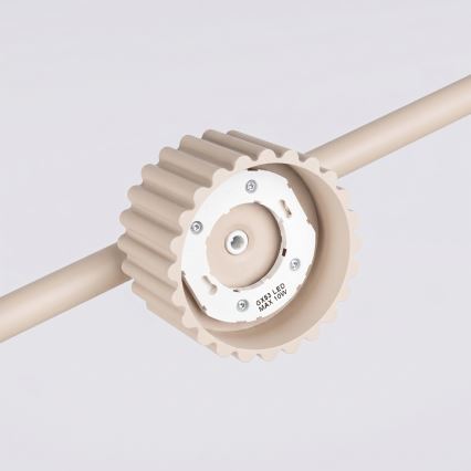 Závesný luster AURA na lanku 4xGX53/10W/230V krémový