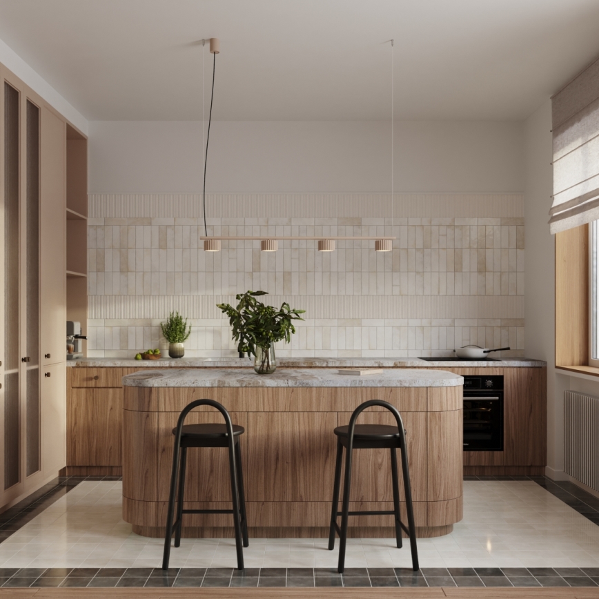 Závesný luster na lankách AURA 4xGX53/10W/230V taupe