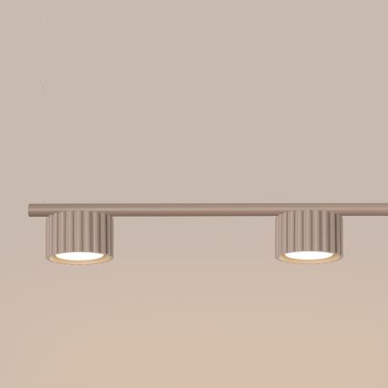 Závesný luster na lankách AURA 4xGX53/10W/230V taupe