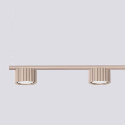 Závesný luster na lankách AURA 4xGX53/10W/230V taupe