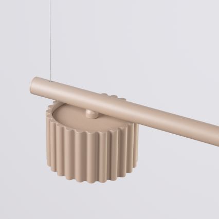 Závesný luster na lankách AURA 4xGX53/10W/230V taupe