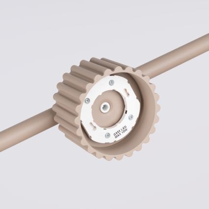 Závesný luster na lankách AURA 4xGX53/10W/230V taupe