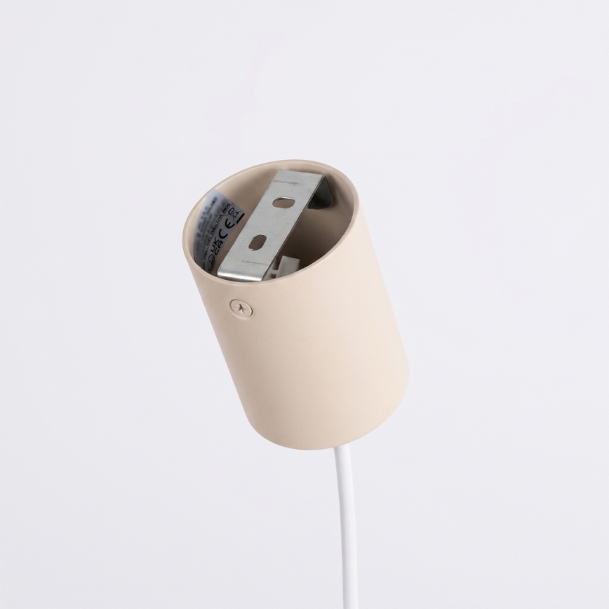 Luster na lanku KARBON 4xGU10/10W/230V krémový