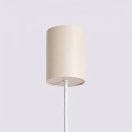 Luster na lanku KARBON 4xGU10/10W/230V krémový