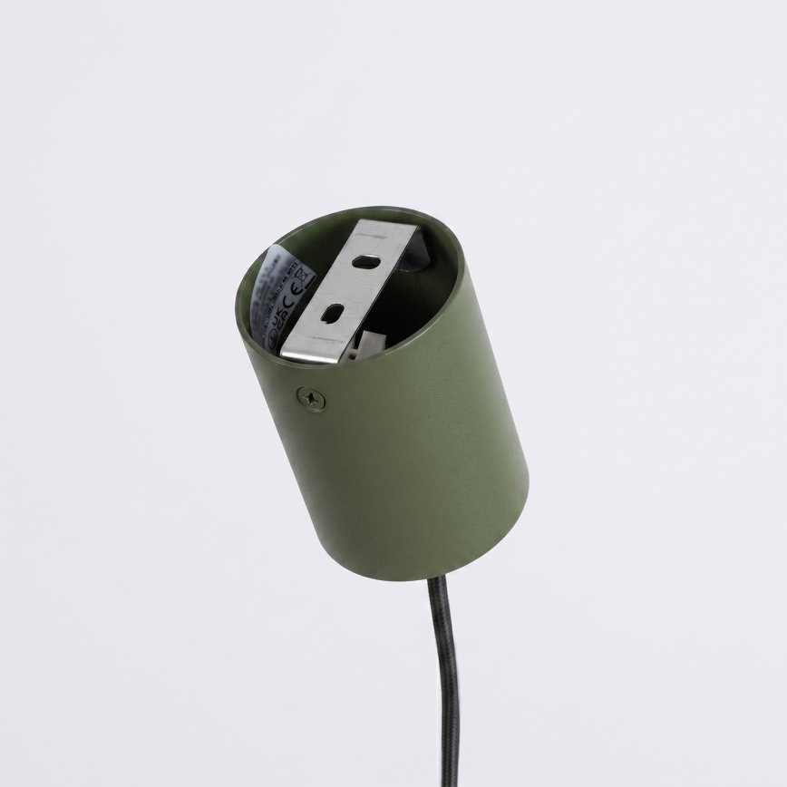 Závesný luster na lanku KARBON 4xGU10/10W/230V zelený