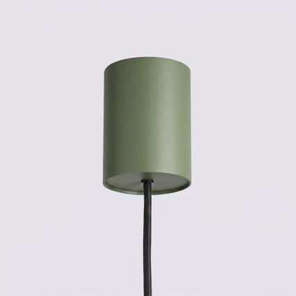 Závesný luster na lanku KARBON 4xGU10/10W/230V zelený