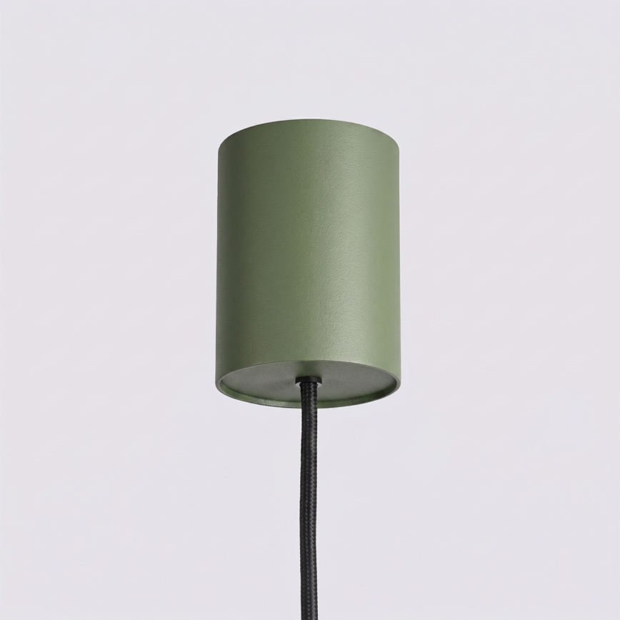 Závesný luster na lanku KARBON 4xGU10/10W/230V zelený