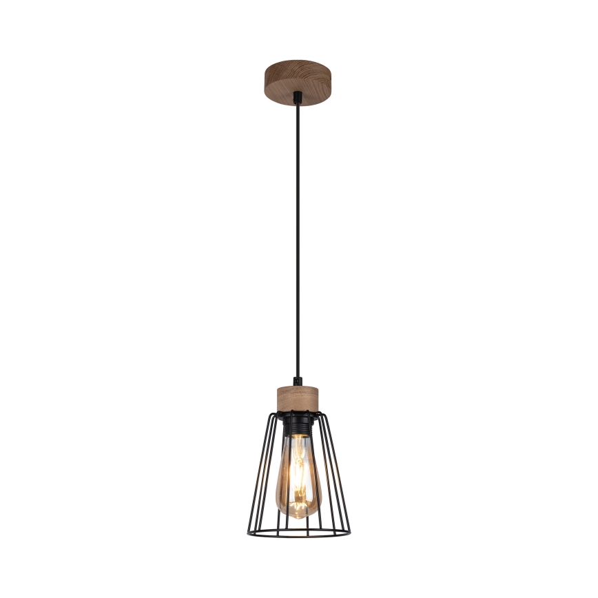 Spot-Light - Luster na lanku ORAZIO 1xE27/60W/230V dub