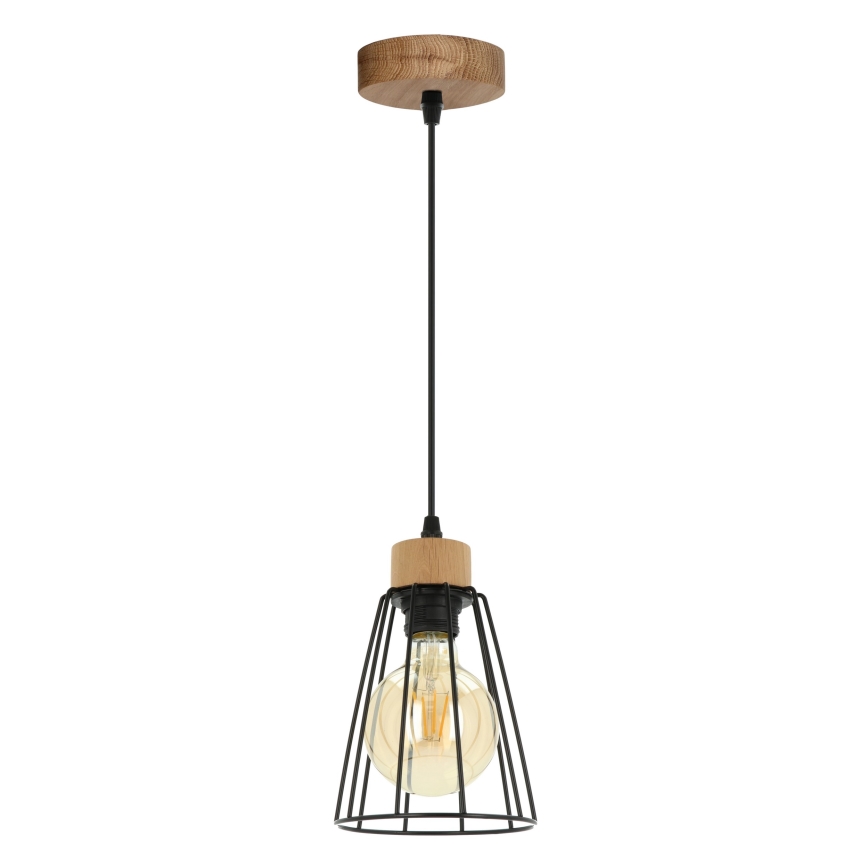 Spot-Light - Luster na lanku ORAZIO 1xE27/60W/230V dub
