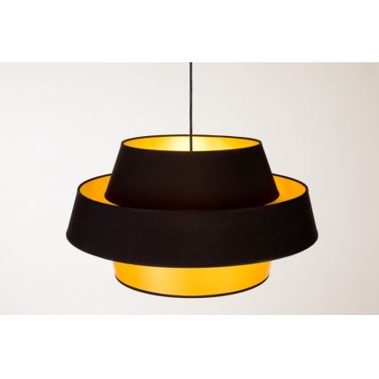 Luster na lanku PRETO GOLD 1xE27/60W/230V