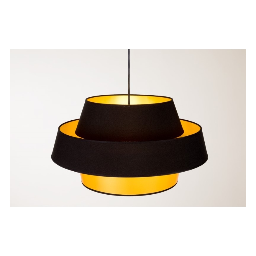 Luster na lanku PRETO GOLD 1xE27/60W/230V
