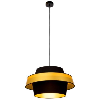 Luster na lanku PRETO GOLD 1xE27/60W/230V – FSC certifikované