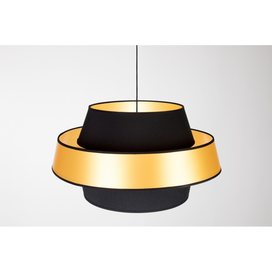 Luster na lanku PRETO GOLD 1xE27/60W/230V