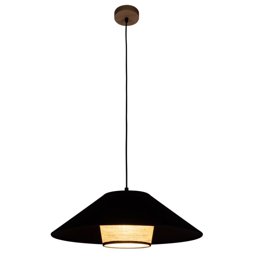 Luster na lanku AMIGO 1xE27/60W/230V dub – FSC certifikované