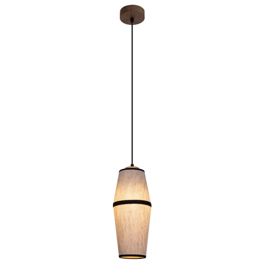 Luster na lanku AMIGO 1xE27/25W/230V dub – FSC certifikované