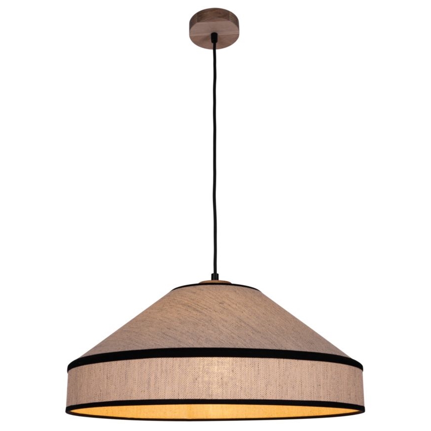 Luster na lanku AMIGO 1xE27/60W/230V dub – FSC certifikované