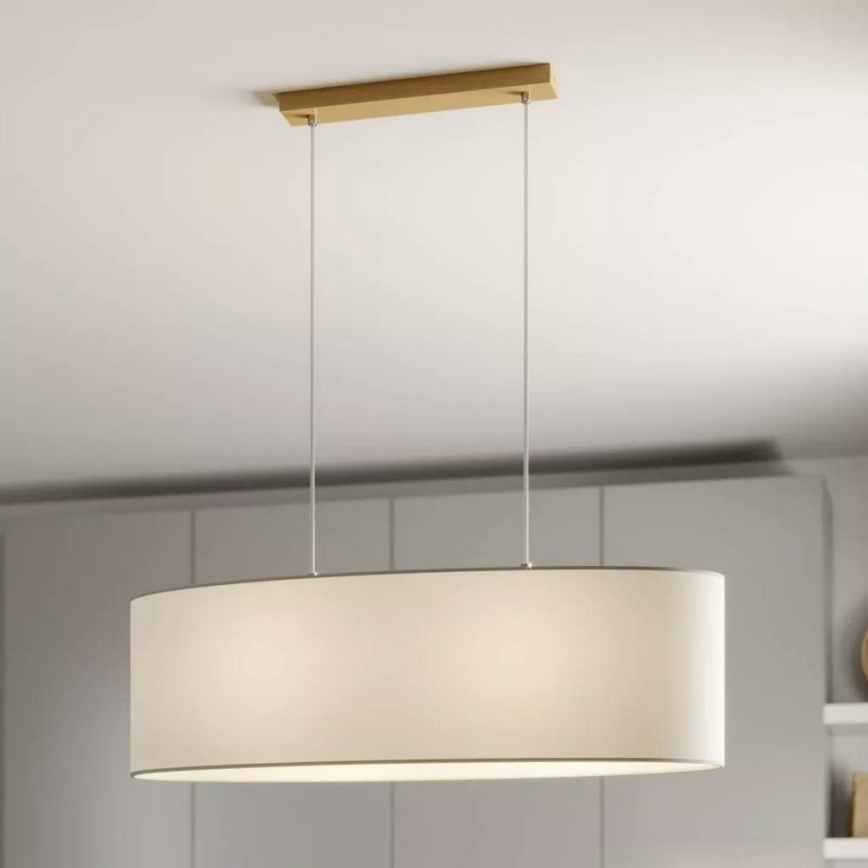 Luster na lanku DOVE 2xE27/40W/230V dub