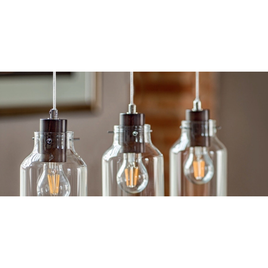 Luster na lanku ALESSANDRO 1xE27/60W/230V buk