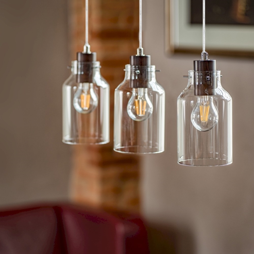 Luster na lanku ALESSANDRO 1xE27/60W/230V buk