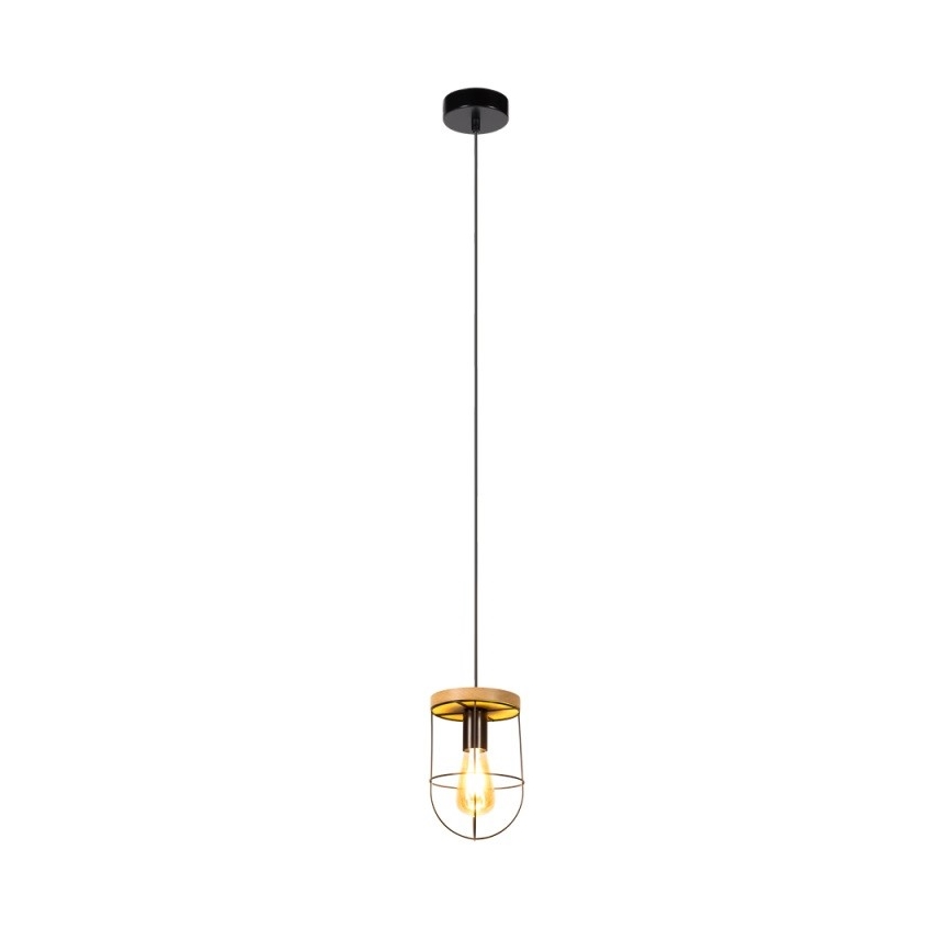 Luster na lanku NETUNO 1xE27/60W/230V dub – FSC certifikované