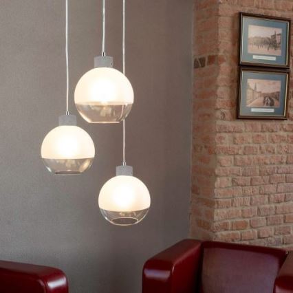 Luster na lanku FRESH 3xE27/60W/230V