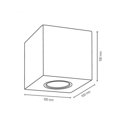 Stropné svietidlo CONCRETEDREAM 1xGU10/6W/230V betón