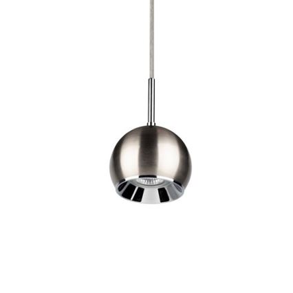 LED Luster na lanku BALL WOOD 1xGU10/5W/230V matný dub