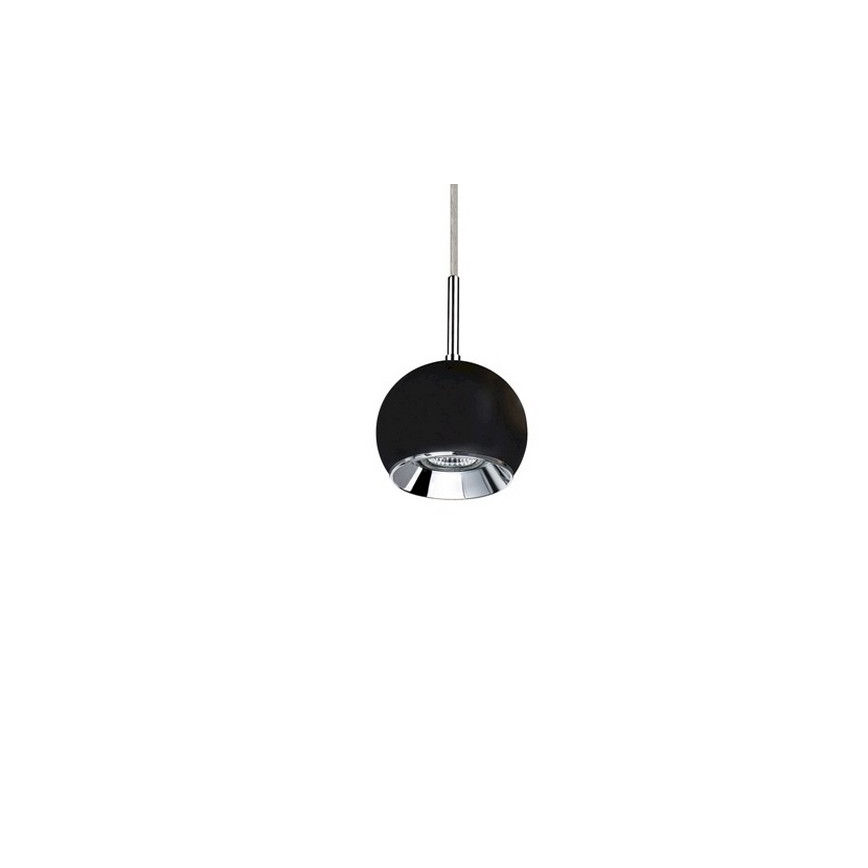 LED Luster na lanku BALL WOOD 1xGU10/5W/230V matný dub