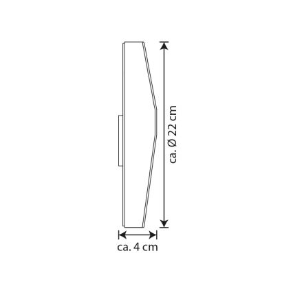 LED Solárne domové číslo LED/3x0,1W/2,4V 1200 mAh IP44