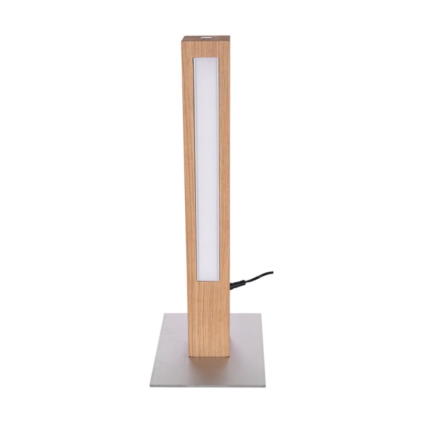LED Stmievateľná stolná lampa LEON LED/9W/230V dub – FSC certifikované