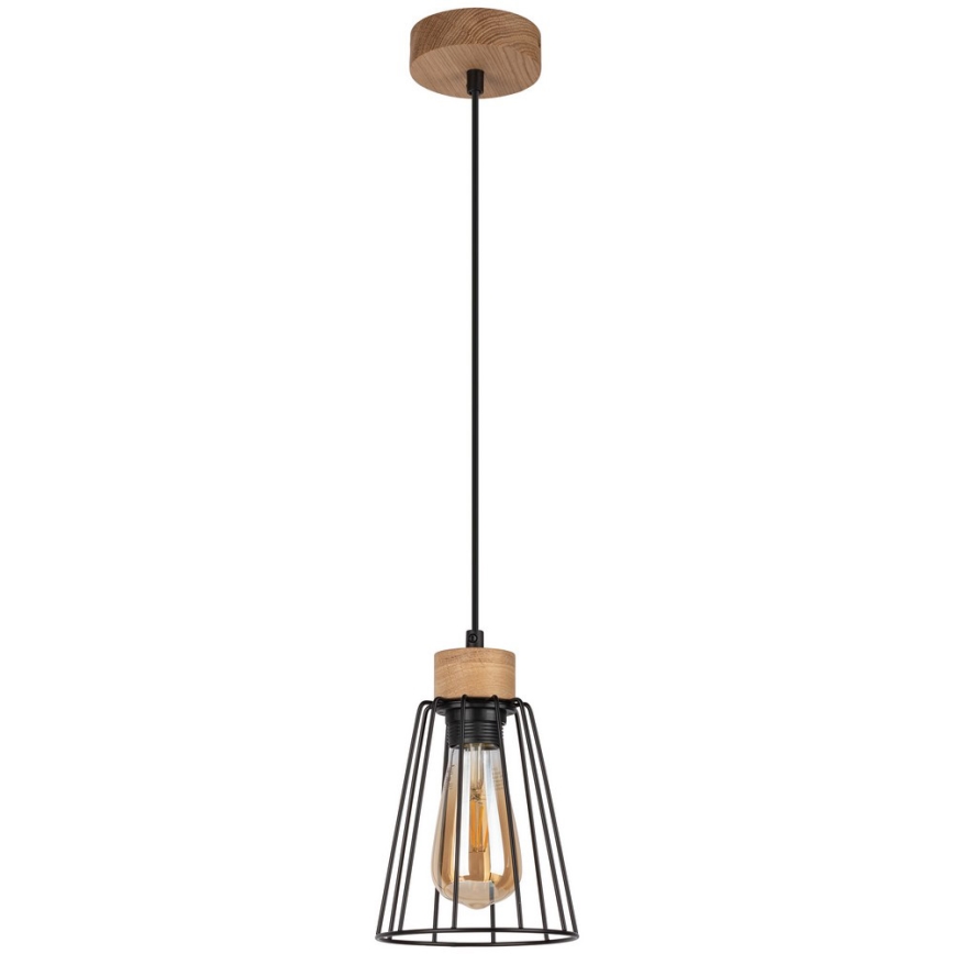 Spot-Light - Luster na lanku ORAZIO 1xE27/60W/230V dub
