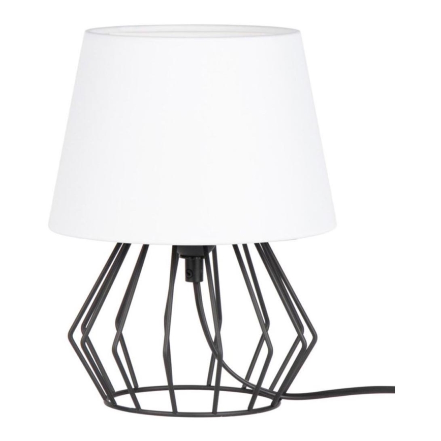 Spot-Light - Stolná lampa MANGOO 1xE27/40W/230V biela/čierna