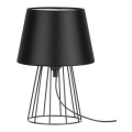 Spot-Light - Stolná lampa MANGOO 1xE27/40W/230V čierna