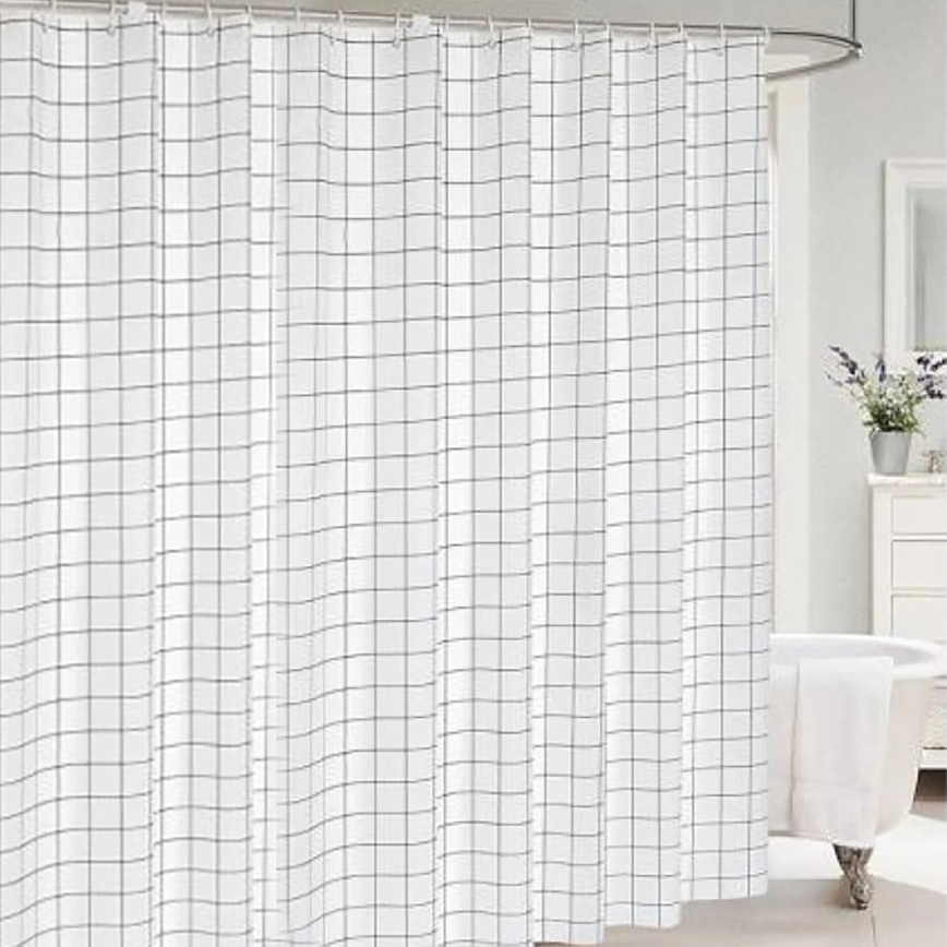 Sprchový záves TORO EASY 178x199 cm biela/čierna