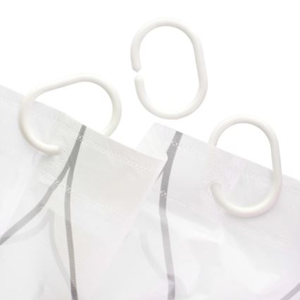 Sprchový záves TORO EASY 178x199 cm biela/žltá