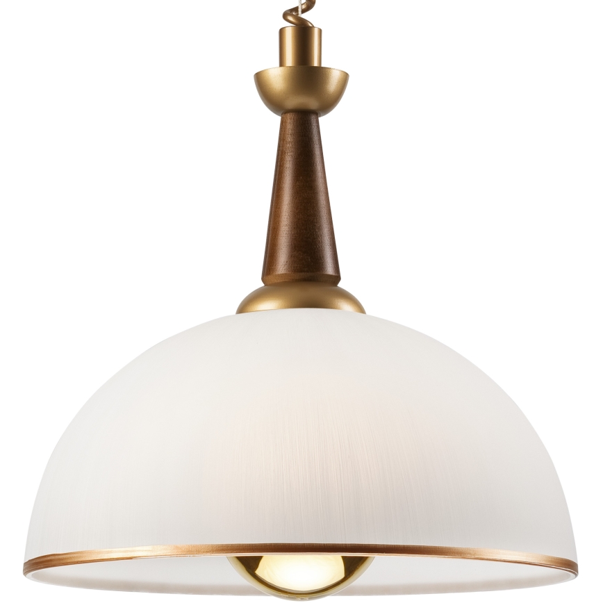 Sťahovací luster CHIARA 1xE27/60W/230V hnedá/buk